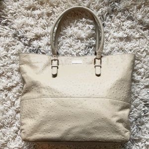 kate spade new york Ostrich Embossed Leather Tote